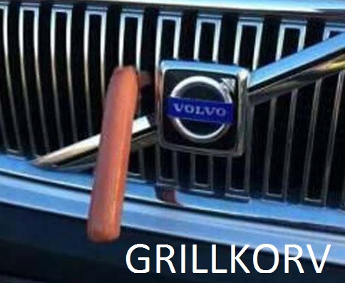 ordvits i bild om grillkorv