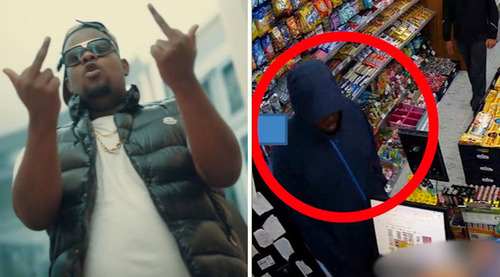 Salah Abdulle även känd som rap- och hiphopmusikern Dree Low blev tydligen så sugen på godis att han rånade en butik.